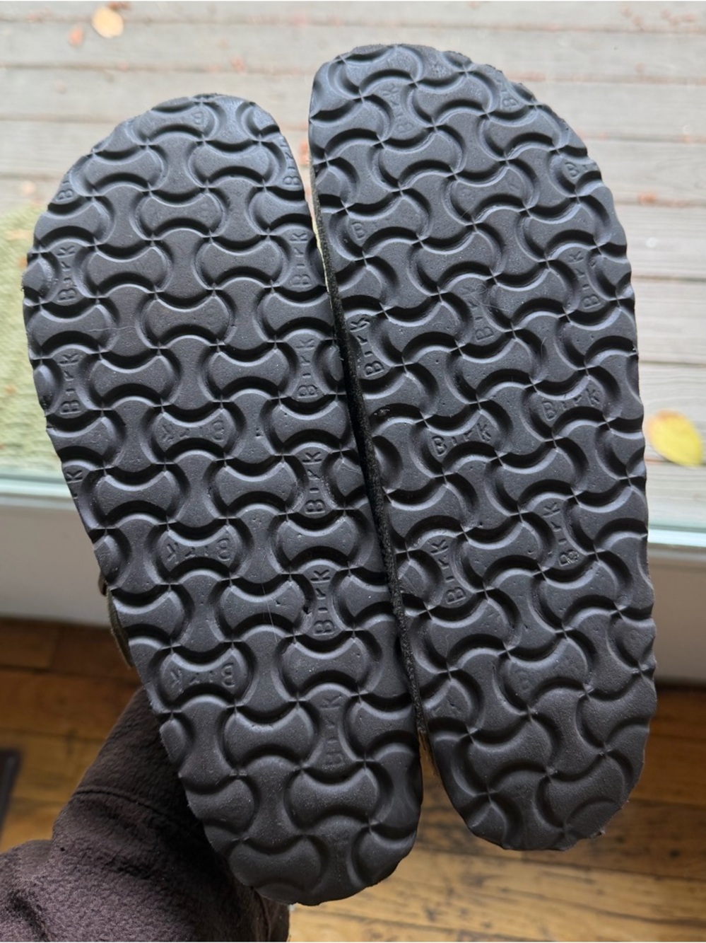 Birkenstock Taupe Boston Clogs - Picture 4 of 11